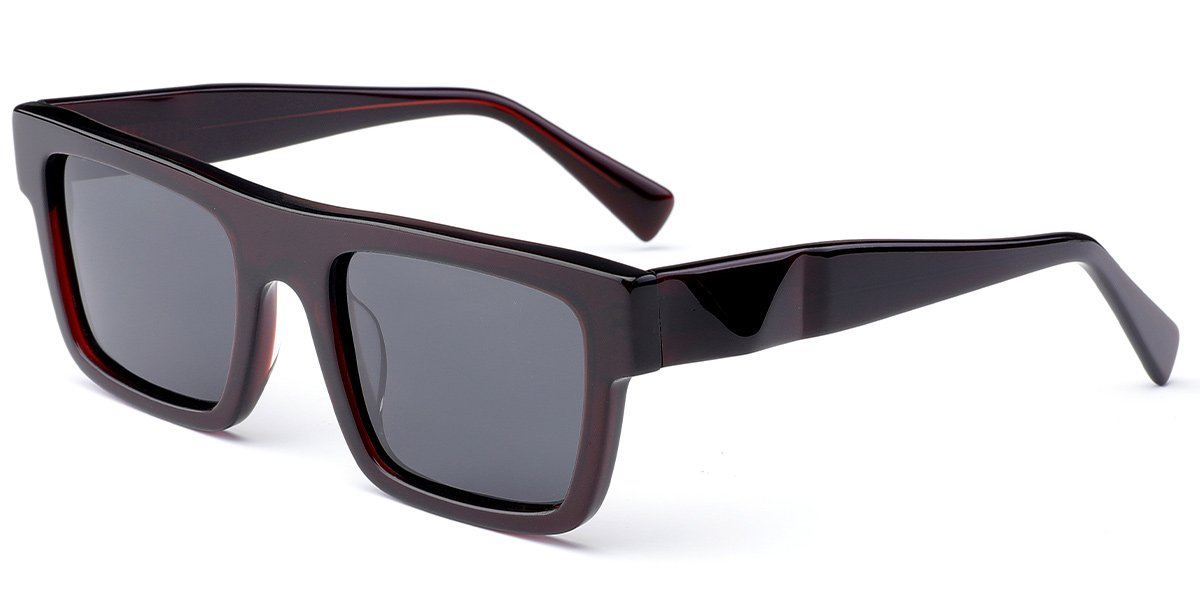 Wine Red+Dark Grey Polarized