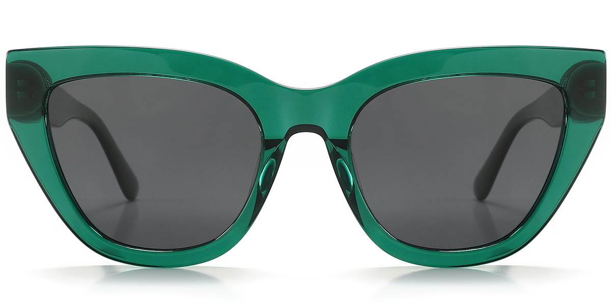 Translucent-Green+Dark Grey Polarized