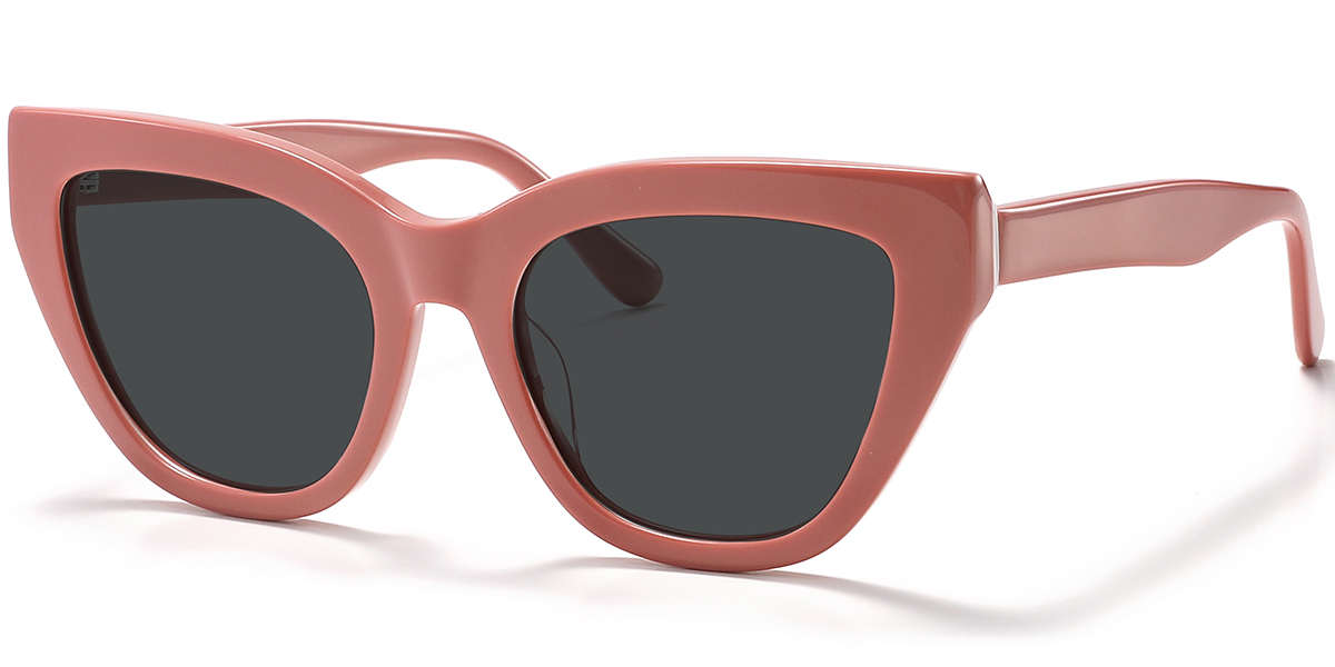 Pink+Dark Grey Polarized