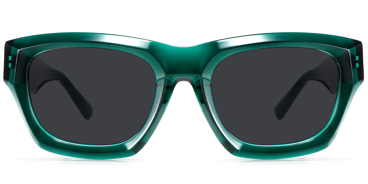 Translucent-Green+Dark Grey Polarized