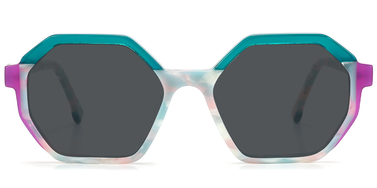 Pattern-Pink+Dark Grey Polarized