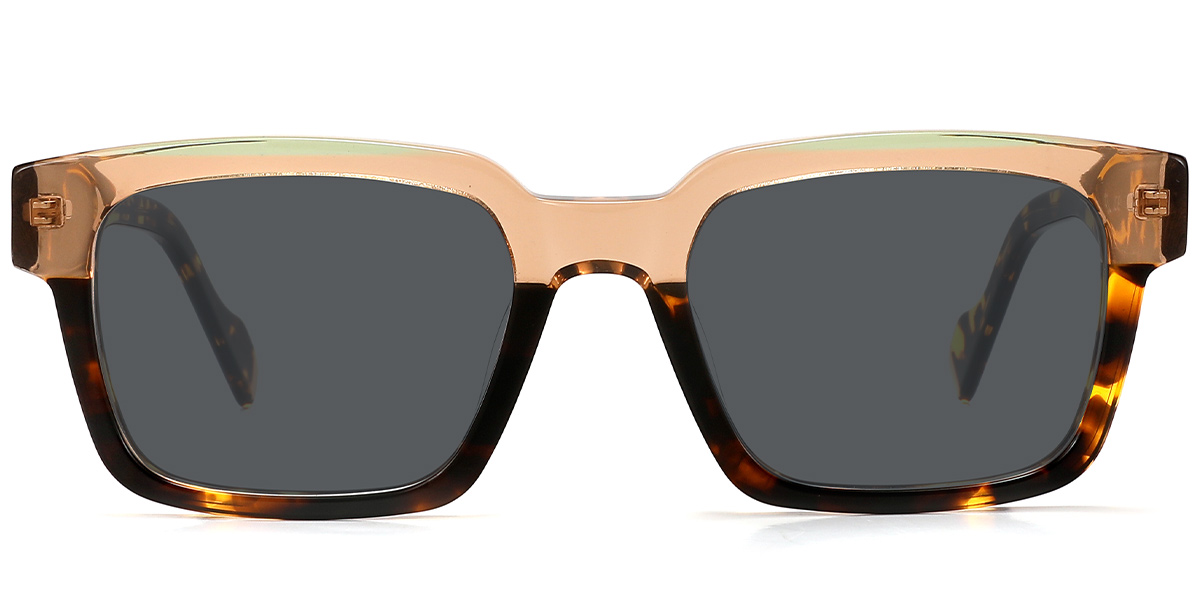 Pattern-Tortoiseshell+Dark Grey Polarized