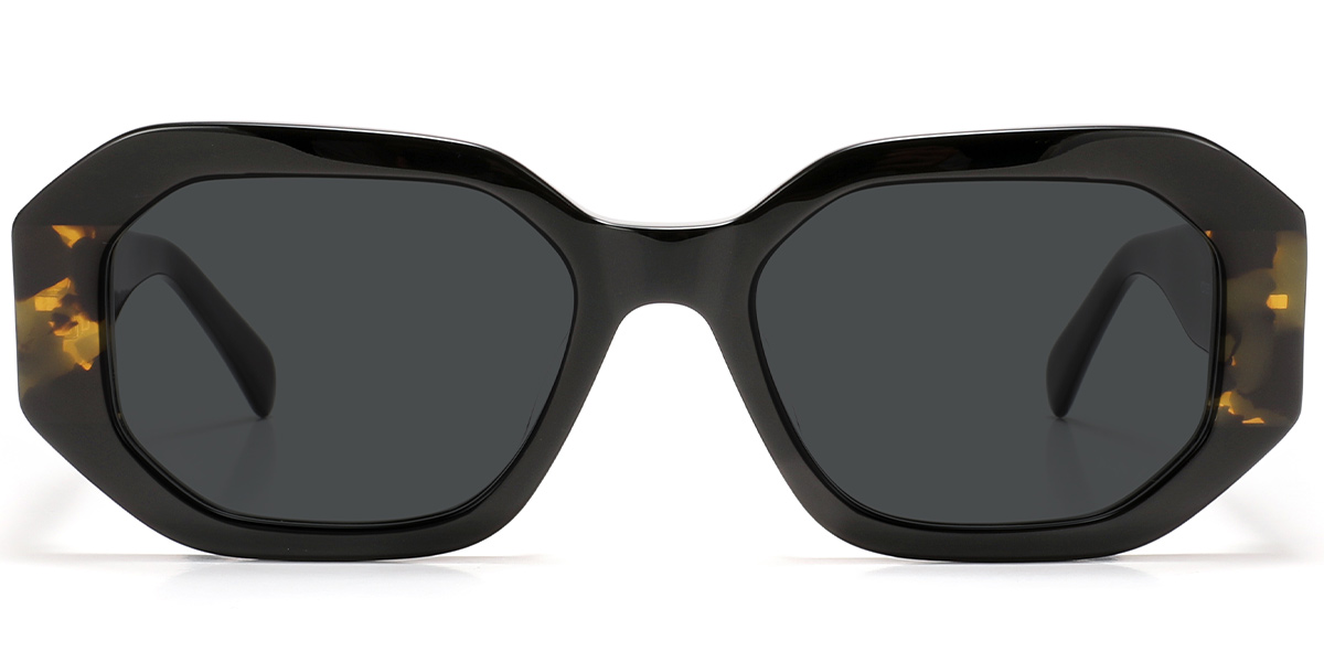 Pattern-Black+Dark Grey Polarized