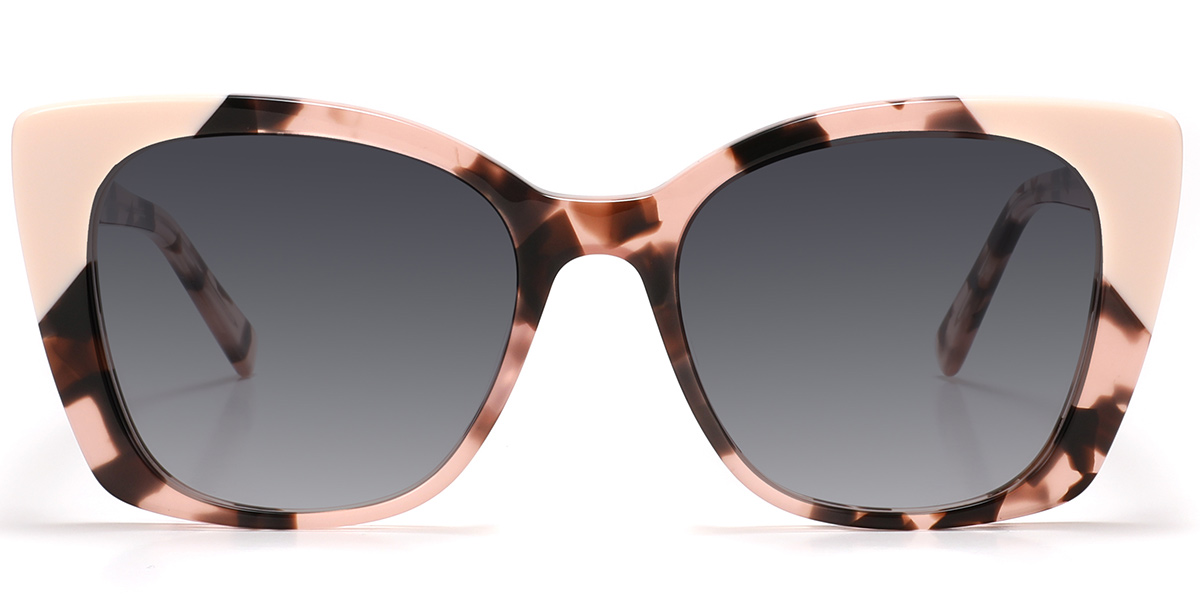 Pattern-Pink+Gradient Grey Polarized