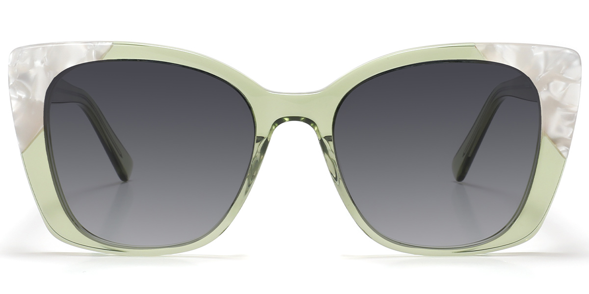 Pattern-Green+Gradient Grey Polarized