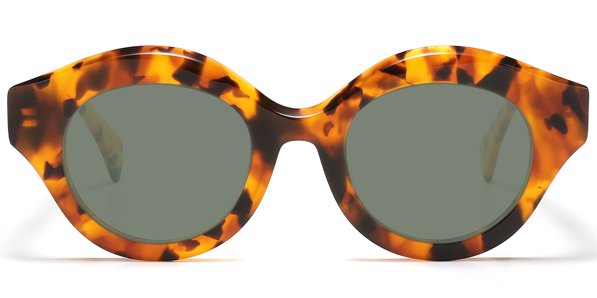 Tortoiseshell+Dark Green Polarized