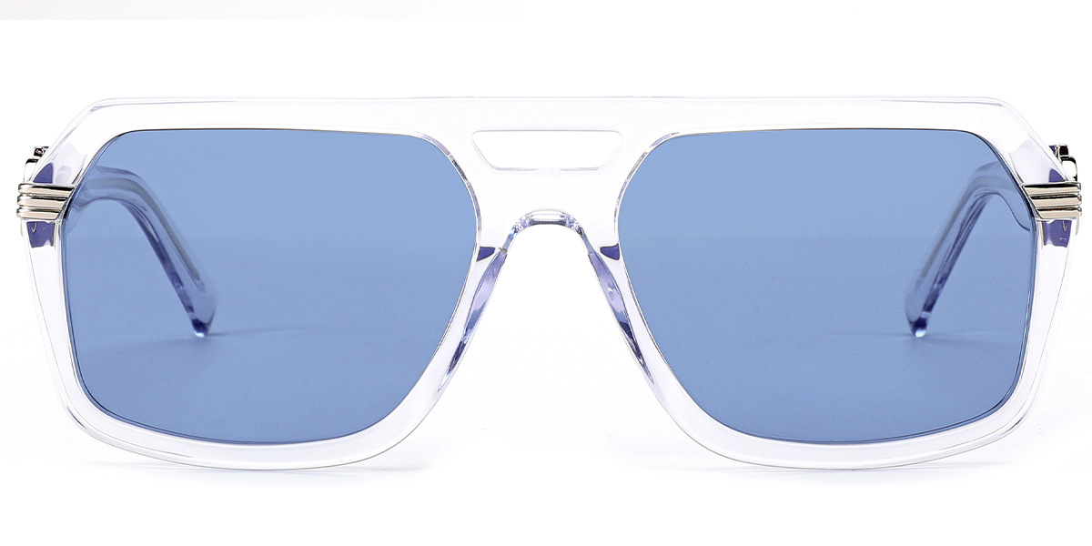 Translucent-White+Blue Polarized