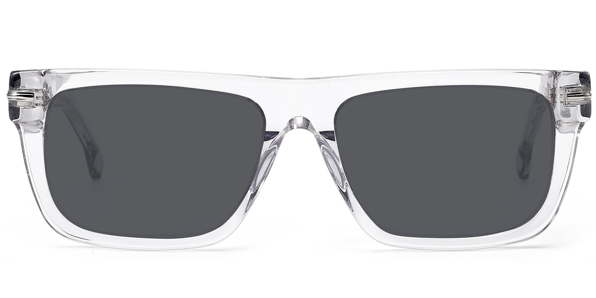 Translucent-White+Dark Grey Polarized