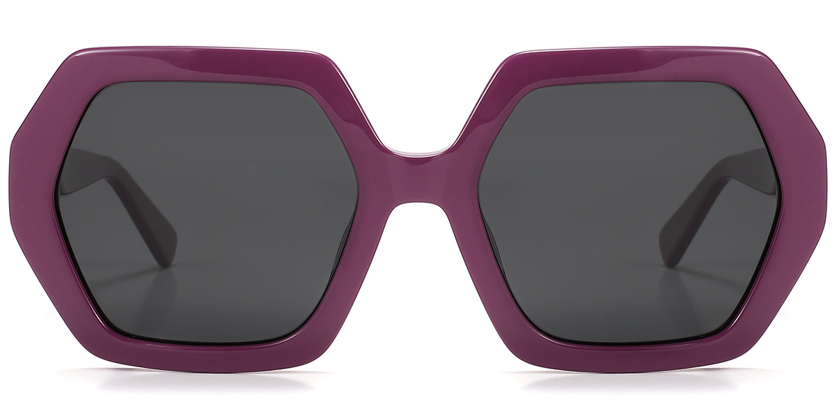Purple+Dark Grey Polarized
