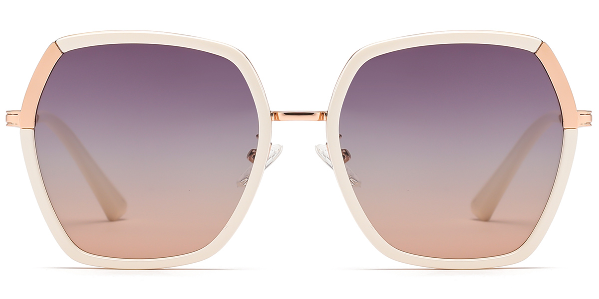 Beige+Purple-Yellow Polarized