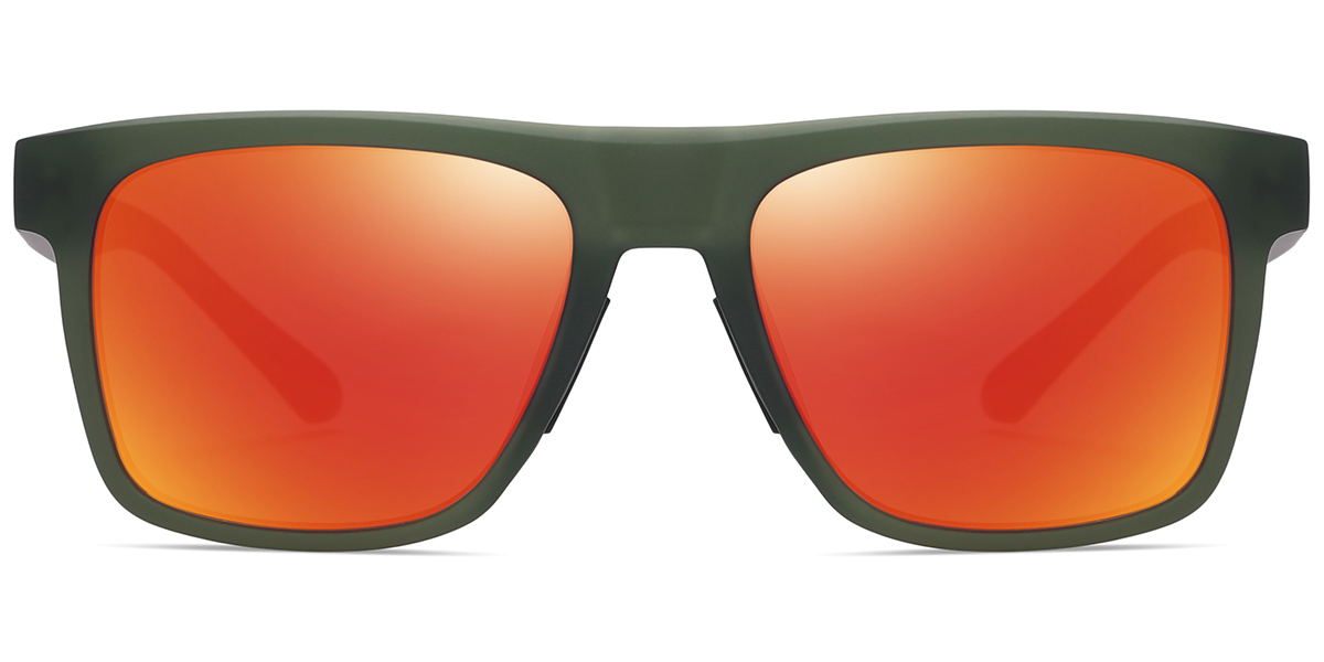 Green+Mirrored Red Polarized