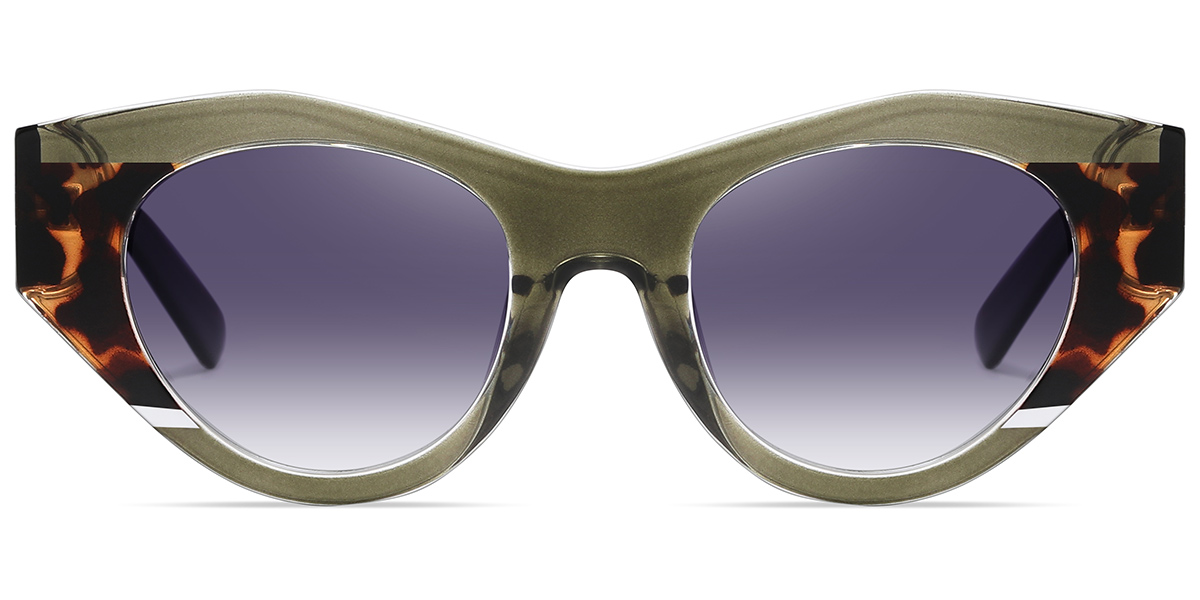Pattern-Green+Gradient Grey Polarized