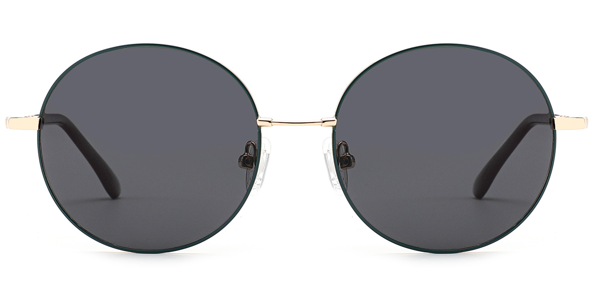 Rose Gold-Green+Dark Grey Polarized