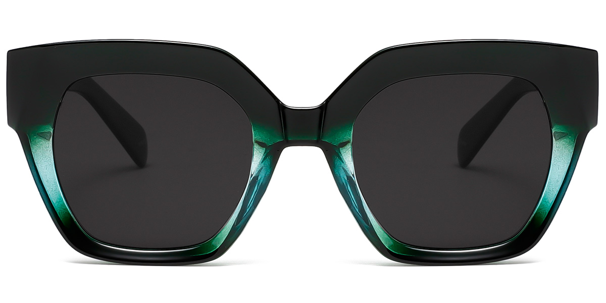 Gradient Green+Dark Grey Polarized