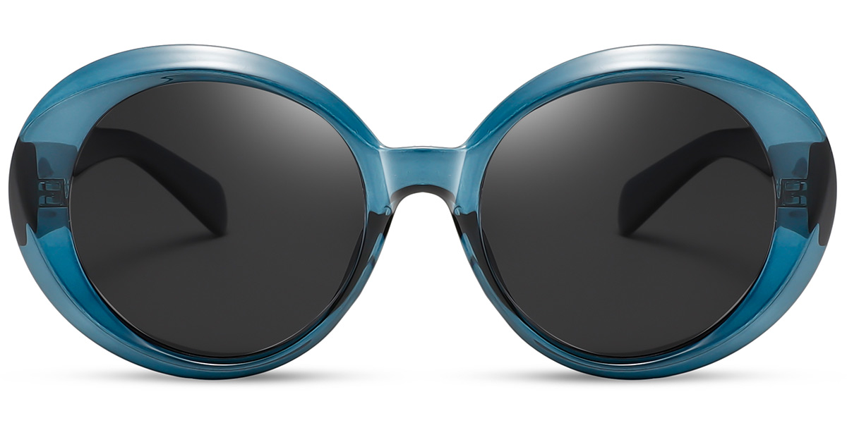 Translucent-Blue+Dark Grey Polarized