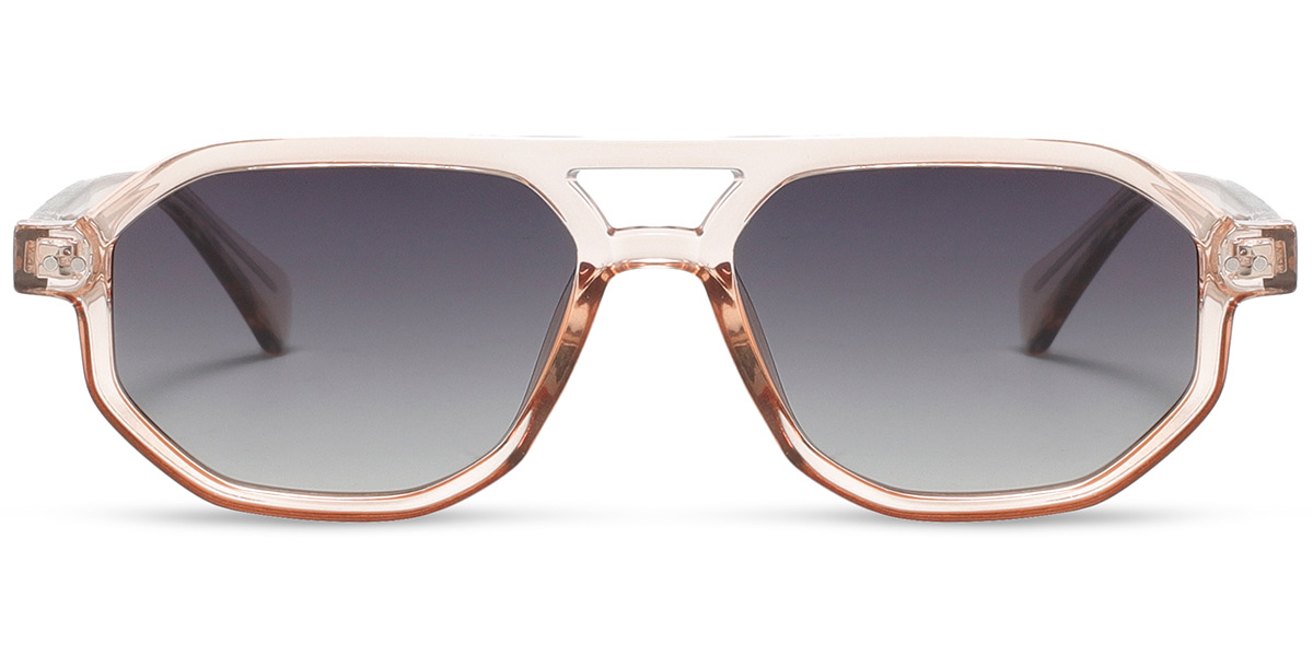 Translucent-Pink+Gradient Green Polarized