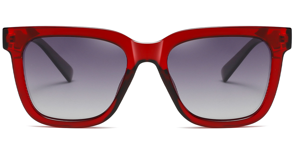 Translucent-Red+Gradient Grey Polarized