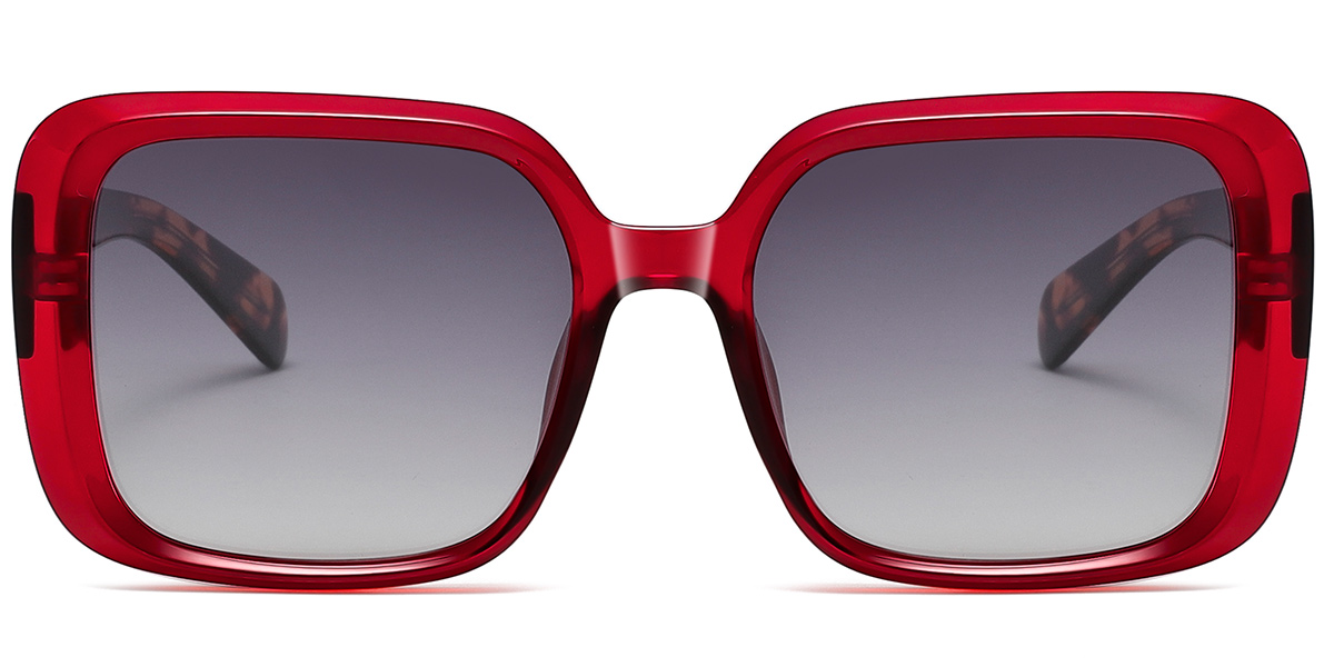 Translucent-Red+Gradient Grey Polarized