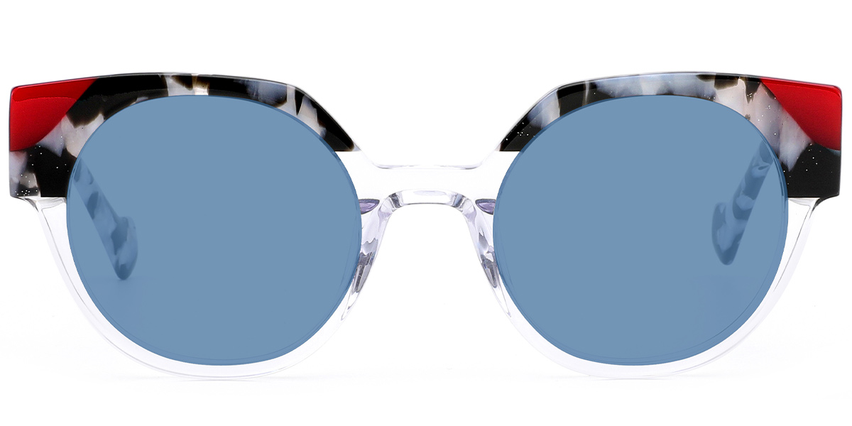 Pattern-Translucent+Blue Polarized