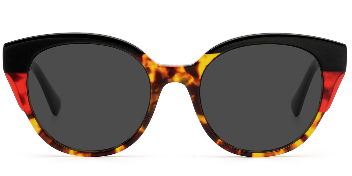 Pattern-Tortoiseshell+Dark Grey Polarized