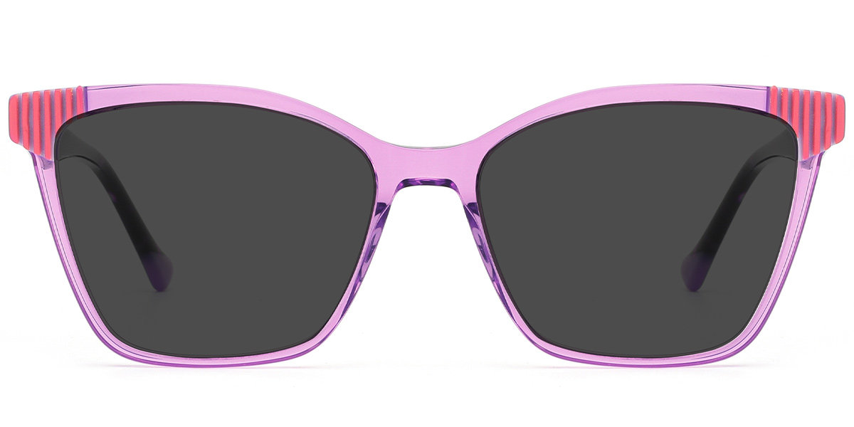 Translucent-Pink+Dark Grey Polarized