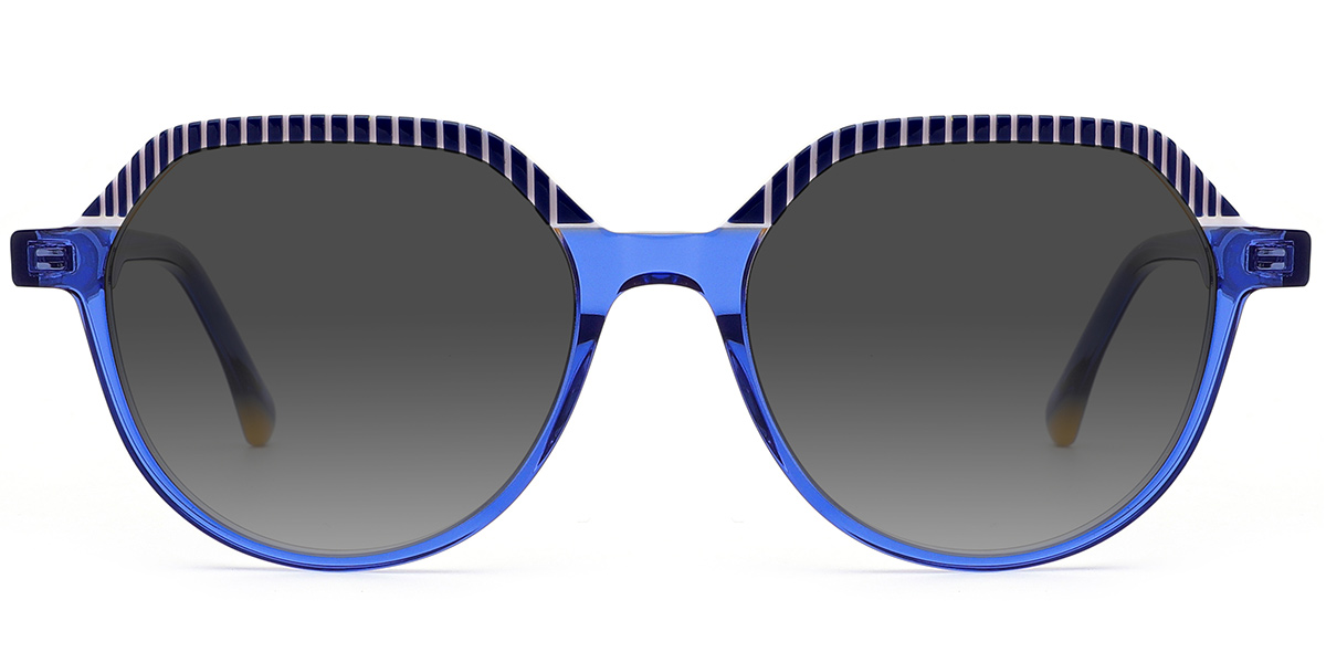Pattern-Blue+Dark Grey Polarized