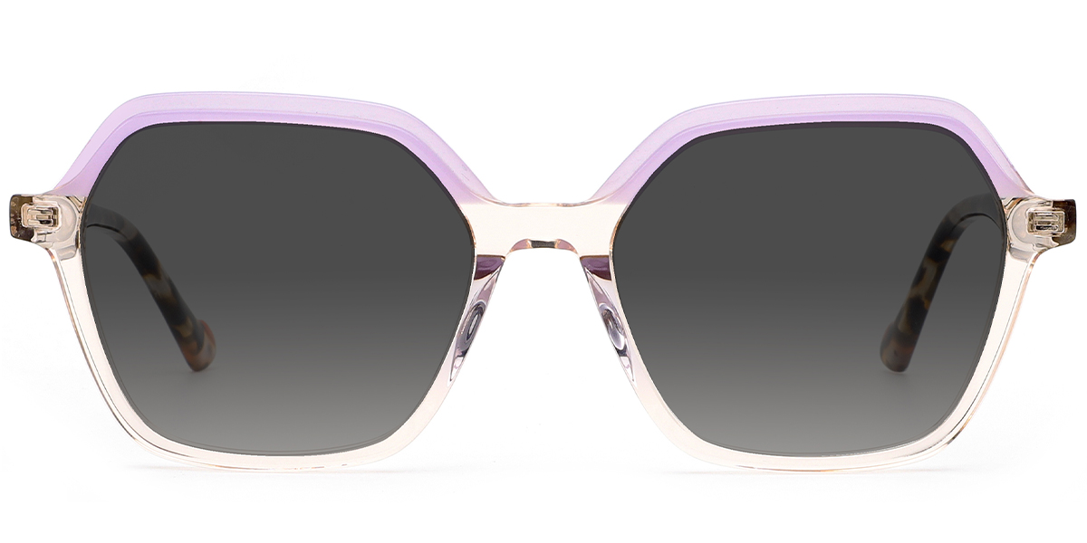 Pattern-Purple+Dark Grey Polarized