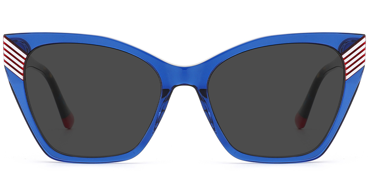 Pattern-Blue+Dark Grey Polarized