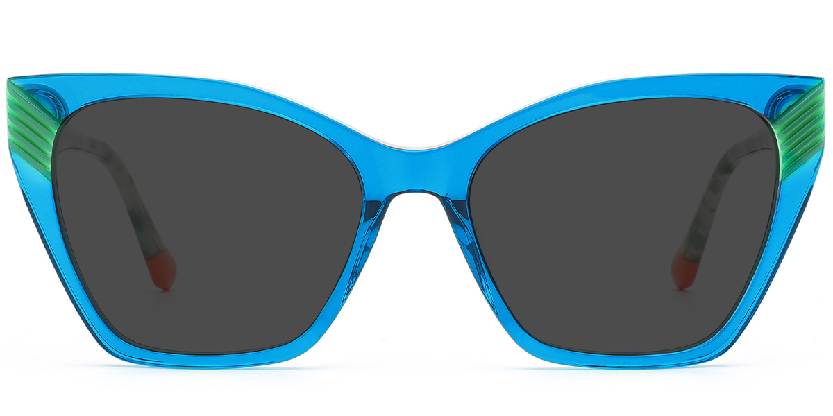 Translucent-Blue+Dark Grey Polarized