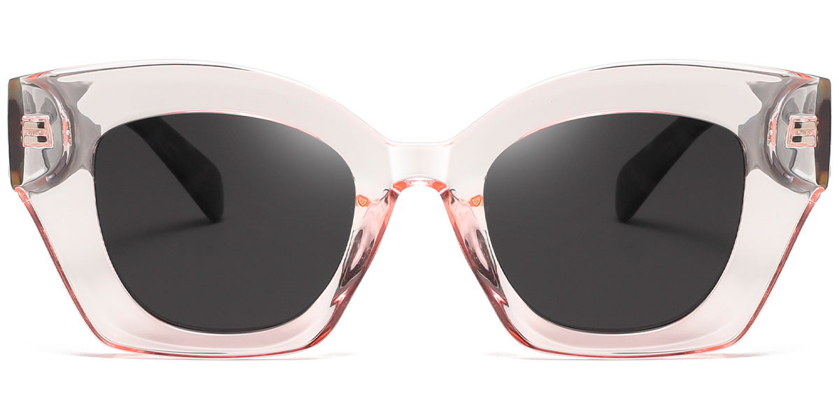 Translucent-Pink+Dark Grey Polarized