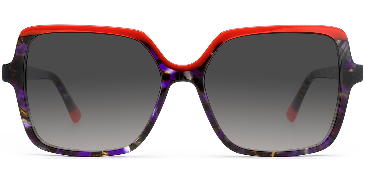 Pattern-Purple+Gradient Grey Polarized