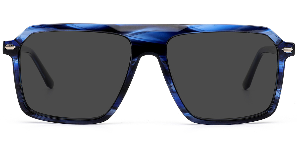 Pattern-Blue+Dark Grey Polarized