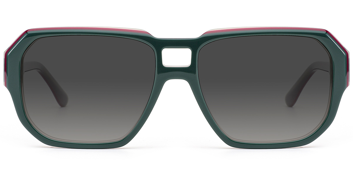 Green+Gradient Grey Polarized