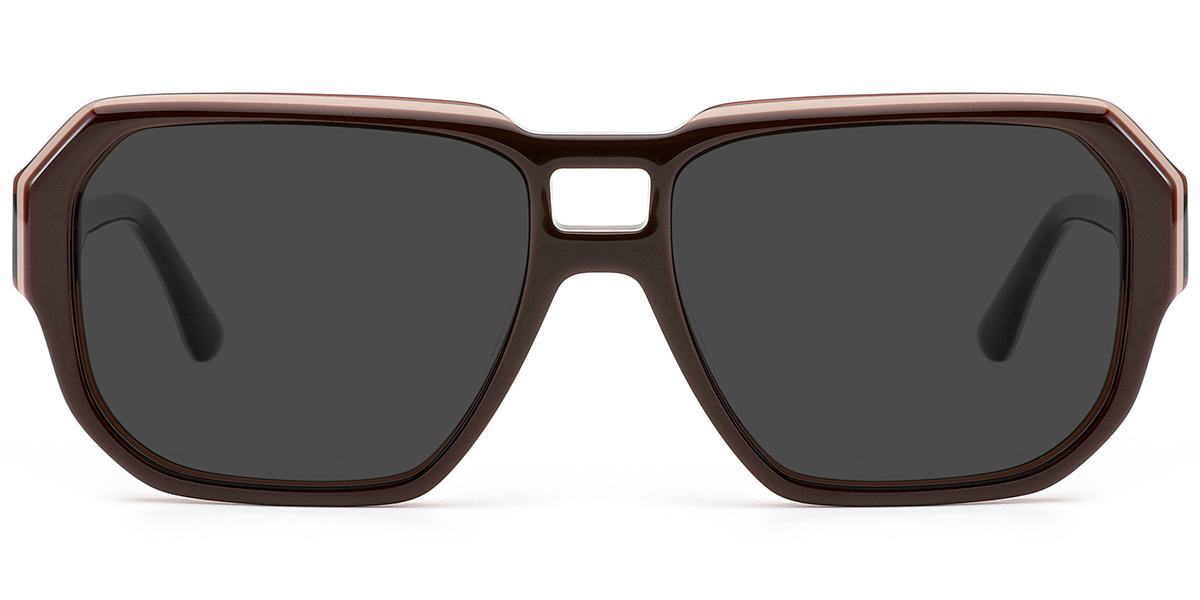 Brown+Dark Grey Polarized